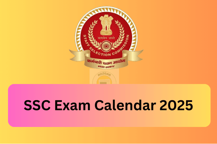 SSC EXAM Calendar 2025