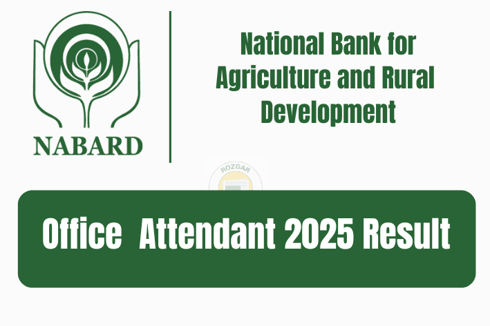 NABARD Office Attendant 2025 Result